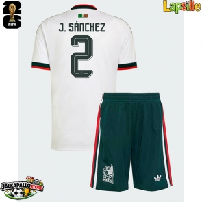 Meksiko Jorge Sanchez #2 Vieraspaita Lapsille MM-kisat 2026 Lyhythihainen (+ shortsit)
